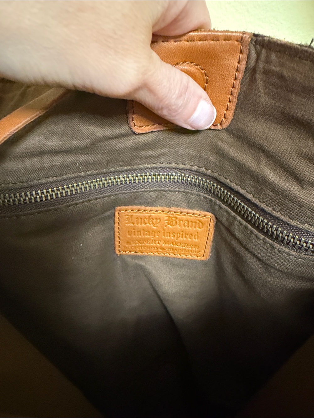 Lucky Brand Patchwork Hobo - Picture 2 of 5